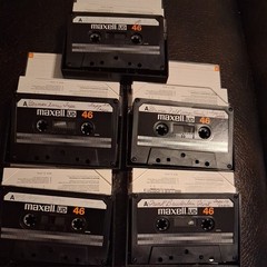MAXELL UD 46 Normal Position used cassettes vintage
