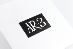AR-3 logo badge Sticker Decal DIY waterproof 42.2mm(1.66&Prime;)X26.2mm(1.03&Prime;)