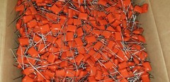 50pcs NEW BC PHILIPS 33NF 0.033uF 250V MKT 10% 7,5mm PCM HQ ORANGE AUDIO CAPS!