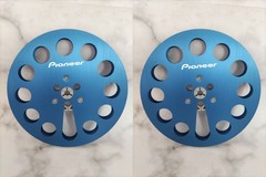 One Pair Pioneer silvery 7 » Tape Reel Light Metal Aluminum Take Up Reel