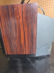 Zenith Space Command CRT TV SS1311W 13&Prime; Color Retro Gaming Wood Grain AS IS