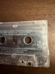 Vintage Rare Chalino Sanchez Nieves De Enero Narco Corrido Cassette Original