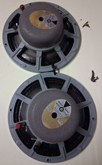 Vintage JBL – D216 Signature Speakers / Nice working pair 16 ohm, 8&Prime; drivers.