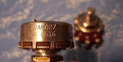 1965 Stackpole 100K set 2 Audio Potentiometers 304-6516 Vintage Guitar /Amp USA