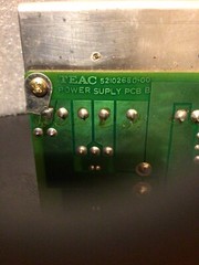 TASCAM TSR-8 Reel to Reel 1/2” Tape 8-ch machine PWR SUPPLY PCB “B” 52102680-00