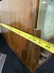 Vintage 1949 Model #806 General Electric 10” TV Parts Or Restore Neat Display