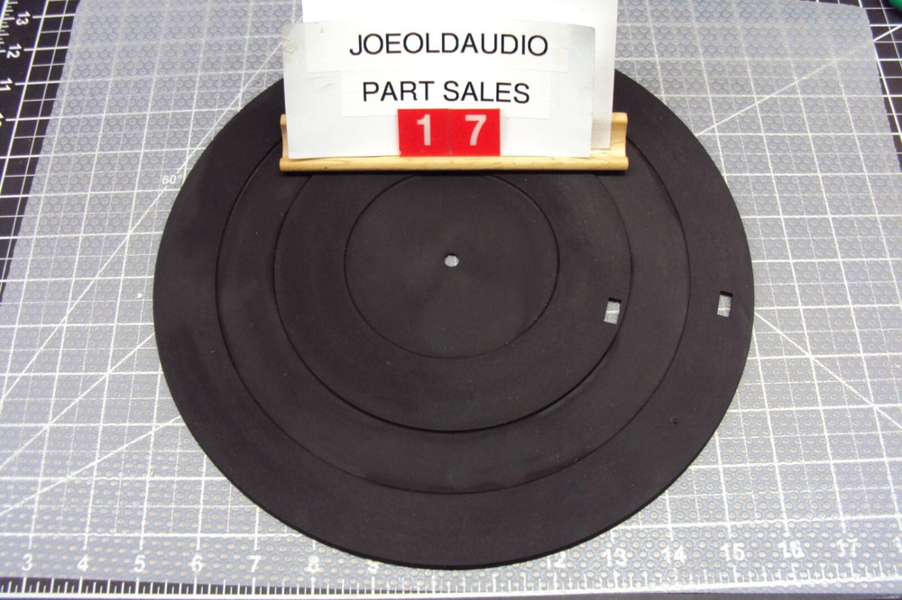 Yamaha Turntable Model P-30 Rubber Mat. Soft & Pliable. Tested Parting Out P-30