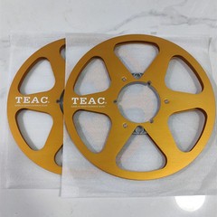 One Pair TEAC 10.5 » silvery Tape reel High Quality Aluminum Take Up Reel.