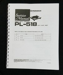 Pioneer PL-518 Turntable Service Manual