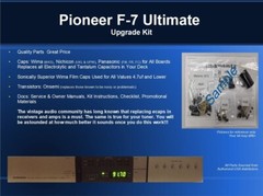 Pioneer F-7 Tuner Ultimate Restoration Kit – Wima, OnSemi, Nichicon
