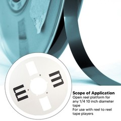 1/4 10 Inch Empty Tape Reel Universal Aluminum Alloy Open Reel Sound Tape Empty