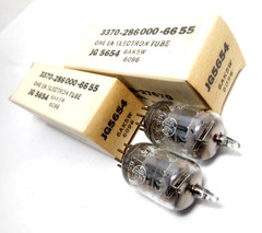 Matched 1956 Codes NOS PAIR JAN GE JG 5654 6AK5W EF95 Tubes Little Dot MK Fosi