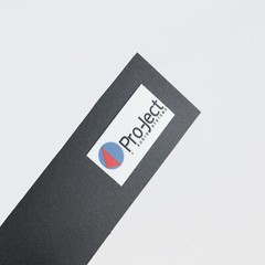 Pro-Ject Turntable logo badge Sticker Decal waterproof 31mm(1.22&Prime;)X16mm(0.63&Prime;)