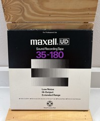 Maxell UD 35-180 Sound Recording Tape New Open Box Low Noise-High Output