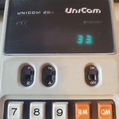 Unicom 201 Rockwell International Slide Rule Calculator w/ Case Vintage Works