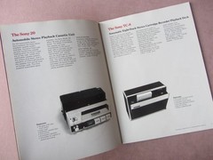 Orig 1969 Sony Superscope Tape Recorders Stereo Tape Deck Reel to Reel Catalog