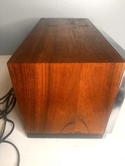 1960&rsquo;s SYLVANIA RM-300R AM/FM radio w/wood & metal case -Works & sounds good!