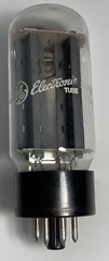 ** GE 5U4GB 5AS4A Black Plate VACUUM TUBE