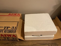 Vintage AIWA Transistor Tape Recorder TP-31 Original Box/ Manual-Works