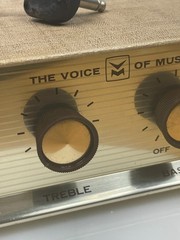 Vintage V-M Voice of Music 1450 Tube Mono Amplifier Powers On Phono Mic EL84