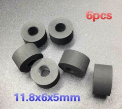 6pcs for Jvc TD-W CA-C220 CA-D4 CA-D55 12x6x5mm Pinch Roller Rings
