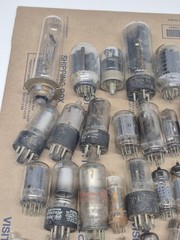 Lot Of 50+ Tubes GE Sylvania Motorola And More Mixed Brands