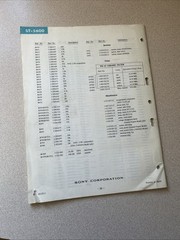 SONY ST-5600 STEREO TUNER SERVICE MANUAL WITH SCHEMATICS ORIGINAL D1355