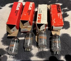 50 Year Old Vacuum Tubes | 4 7091A&rsquo;s | 4 7025&rsquo;s | 2 6GH8A&rsquo;s & 1 6C4