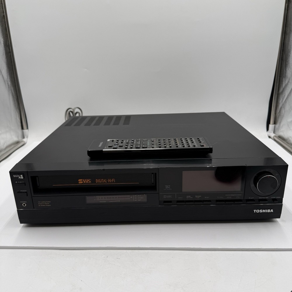 Vintage Toshiba Video Cassette Recorder SV-970 Extremely Rare Fresh Service 🔥
