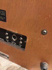 Akai 1730D-SS Quad Reel to Reel w/ Wood Case – Powers On – Spins Needs Service