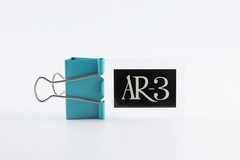 AR-3 logo badge Sticker Decal DIY waterproof 42.2mm(1.66&Prime;)X26.2mm(1.03&Prime;)
