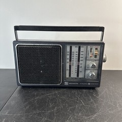 Vintage Portable Radio GE – TV Sound WB/AM/FM 4 Band 7-2945A Tested & Working