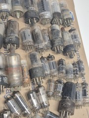 Lot Of 50+ Tubes GE Sylvania Motorola And More Mixed Brands