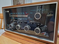Beautiful Vintage Philco R7WA-TS (Ford Logo) AM/FM Tuner /Tested See Video