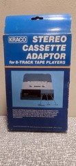 NOS Kraco Stereo Cassette Adaptor for 8-Track Tape Players KCA-7