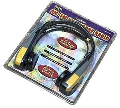 Street Beat AM FM Headphone Sports Radio Model 885M Adjustable Headband Vintage