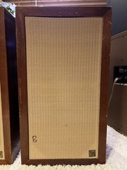 Rare Acoustic Research AR-3 Speakers in Mahogany Finish