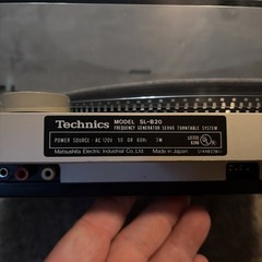 Vintage Technics SL-B20 Turntable Shure DT15 P Cartridge, New Belt & Cord, Works