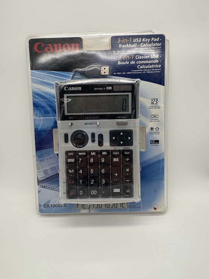Canon Calculator DK1000i II USB Keypad Trackball Calculator BRAND NEW