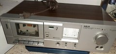 RARE Vintage AKAI Stereo [2 head] Cassette Deck Model CS-M3 For repair or parts