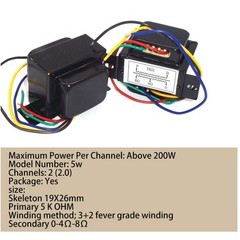1Pcs 5K 5W Single-Ended Audio Transformers – Tube Amp Output#/-