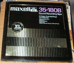 MAXELL 35-180B UD XL BACK COATED reel to reel tape 10.5&Prime; metal – UNTESTED –