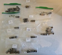 Tubes Mixed Lot of 27 6BA6/6BA5/6BQ7A/6BK7A/6BK7B + Others