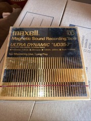 Maxell UD35-7 Ultra Dynamic Reel To Reel Tape 7&Prime; Sealed New in Box