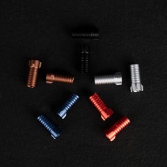 2X OTARI PIONEER Universal Trident Screw Bronze Sleeves Screw Diameter 3.0mm