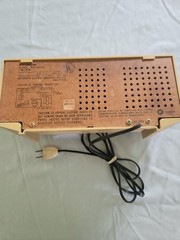 Vintage Panasonic RE-6283 AM FM Table Radio Tan Black MCM Retro 1970s WORKS