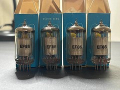 Lot of 4 Sovtek EF86/6267 Vintage Vacuum Tubes Tested w/ Original Boxes