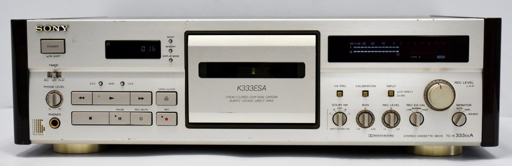 Sony TC-K333ESA TC-K990ES 3-Head Stereo Cassette Deck high end HiFi Serviced