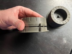 VTG TEAC Tascam PAIR TZ-612 NAB Reel Hub Adapter for 10.5&Prime; Reels Akai Reel