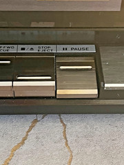 AIWA AD-S10 Vintage 1980s Single Stereo Cassette Deck Tested Works